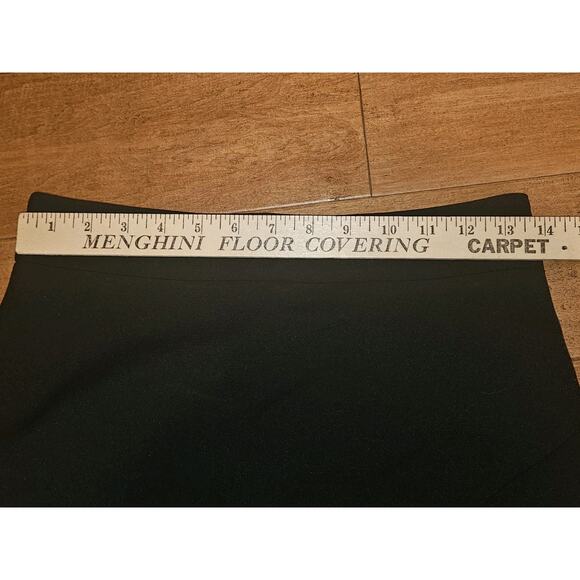 NWT! BCBGMAXAZRIA Women's Black Crepe Skirt Size 2 Msrp $228 - Picture 9 of 11